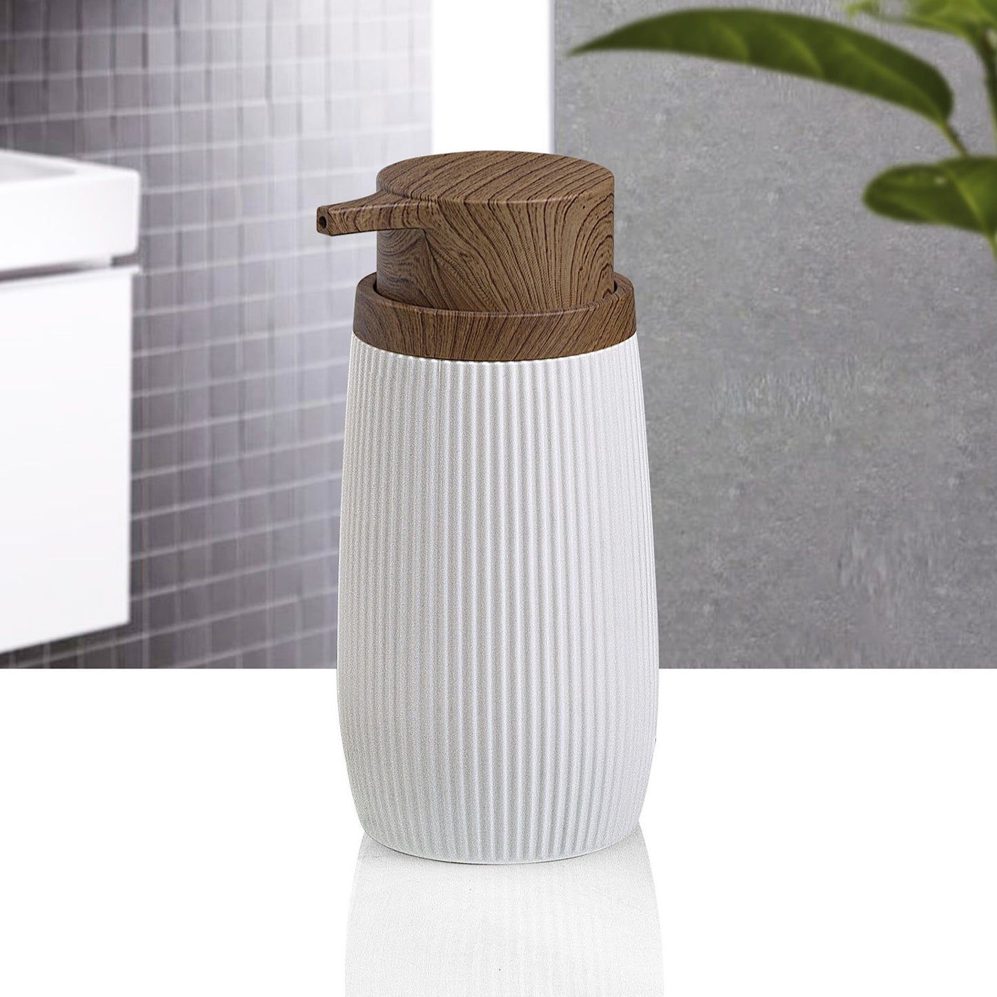 OKY WOOD SOAP DISPENSER