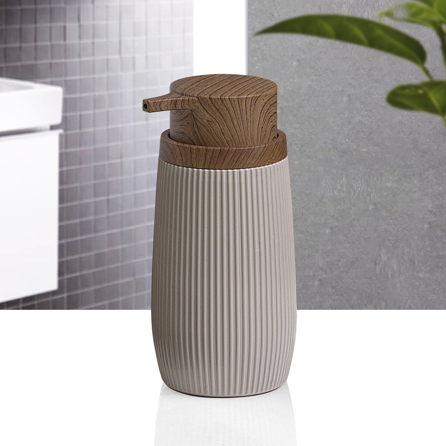 OKY WOOD SOAP DISPENSER