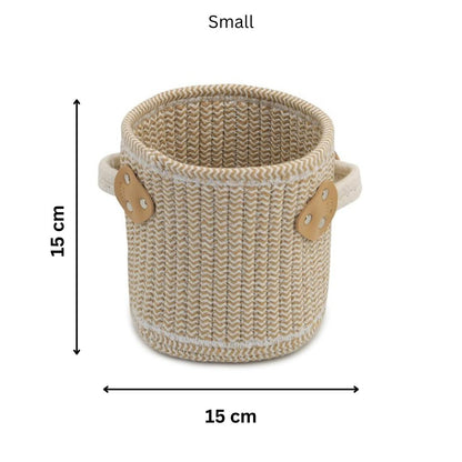 CANNON WOVEN STORAGE BASKET 3-PIECE