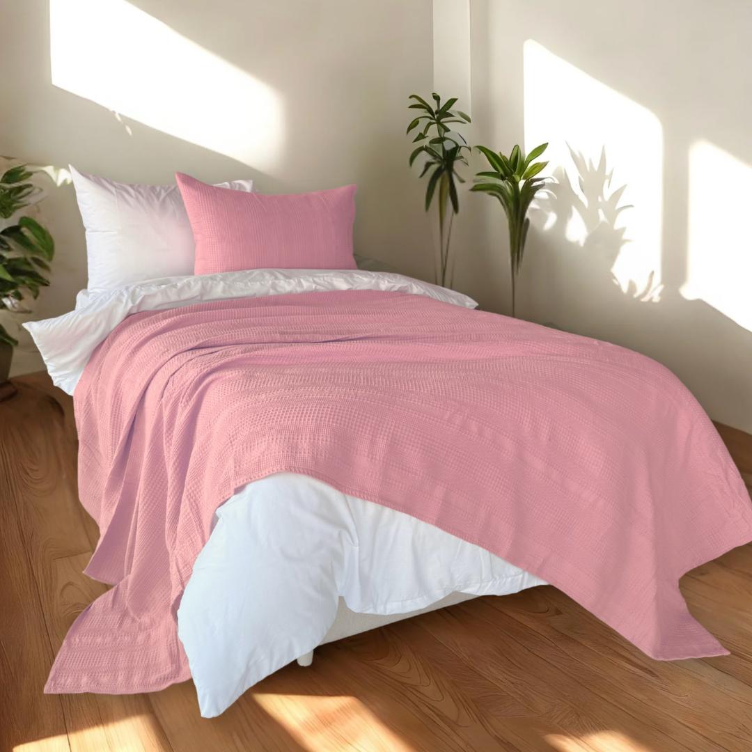 COMFYB 100% COTTON SOLID PIKE BLANKET