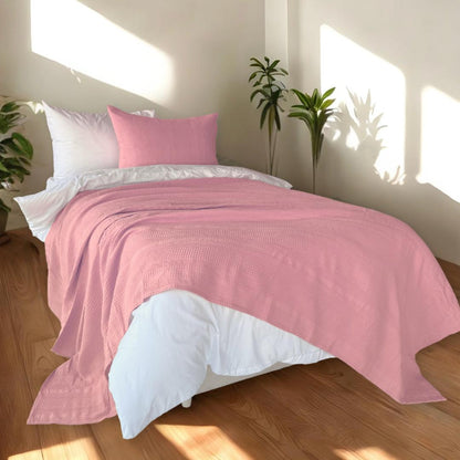 COMFYB 100% COTTON SOLID PIKE BLANKET
