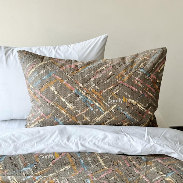 COMFYB 100% COTTON PRINTED PIKE PILLOWCASES DOTS 2 PIECES