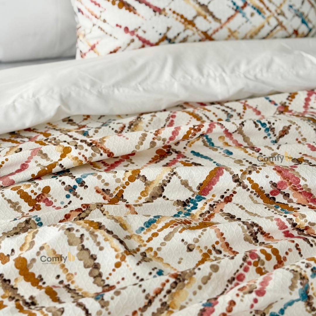 CMFYB 100% COTTON PRINTED PIKE BLANKET DOTS