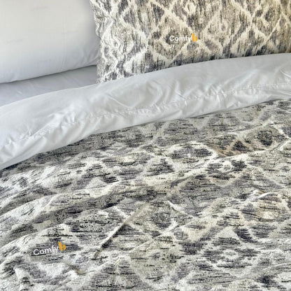 COMFYB 100% COTTON PRINTED PIKE BLANKET DIAMOND