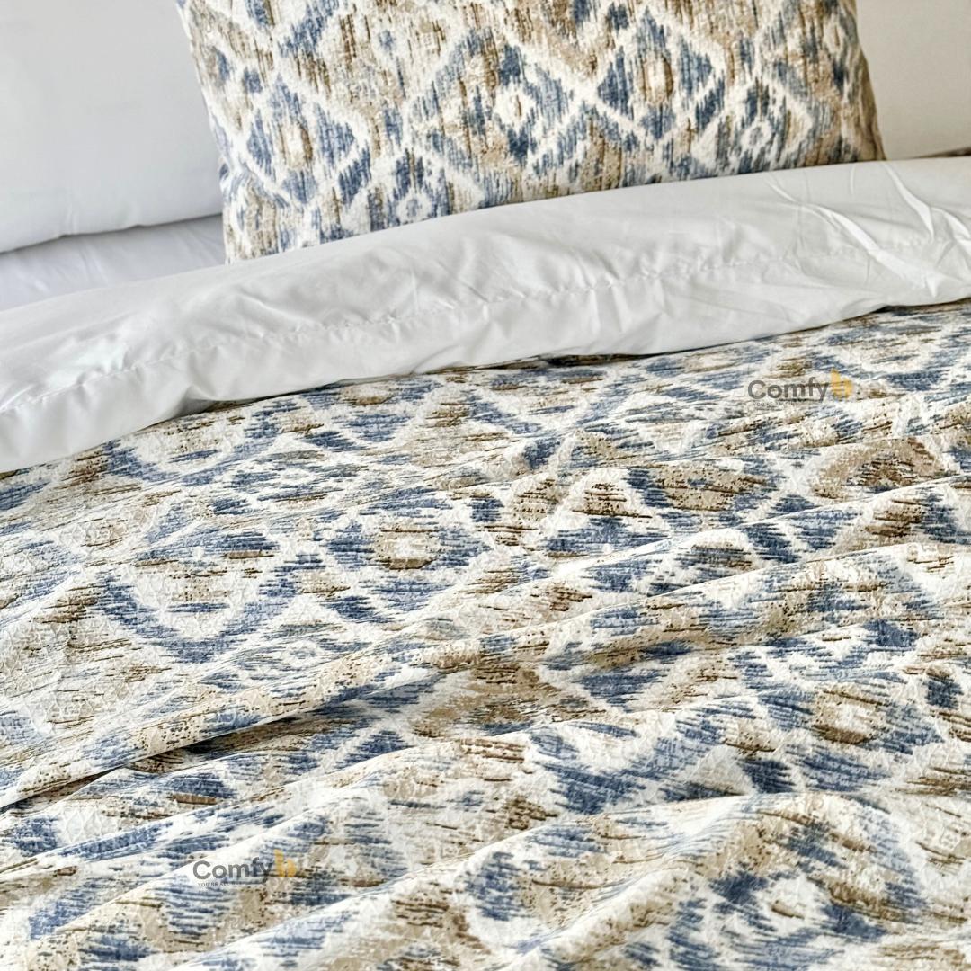 COMFYB 100% COTTON PRINTED PIKE BLANKET DIAMOND