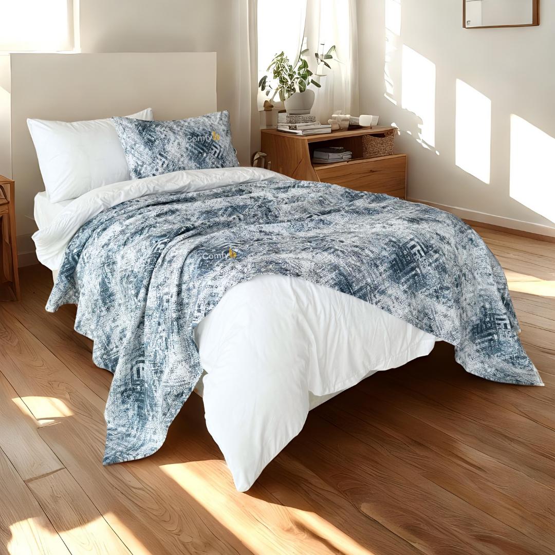 COMFYB 100% COTTON PRINTED PIKE BLANKET FENDS