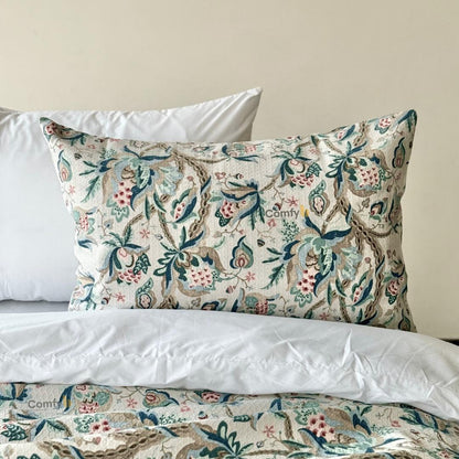 COMFYB 100% COTTON PRINTED PIKE BLANKET FLORAL
