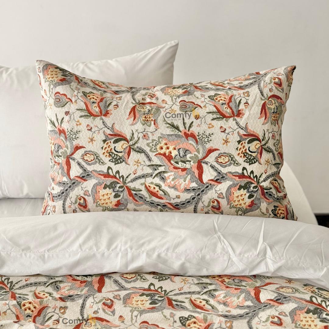 COMFYB 100% COTTON PRINTED PIKE BLANKET FLORAL