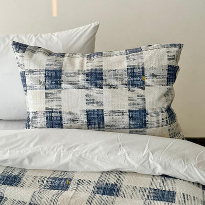 COMFYB 100% COTTON PRINTED PIKE PILLOWCASES SQUARE 2 PIECES