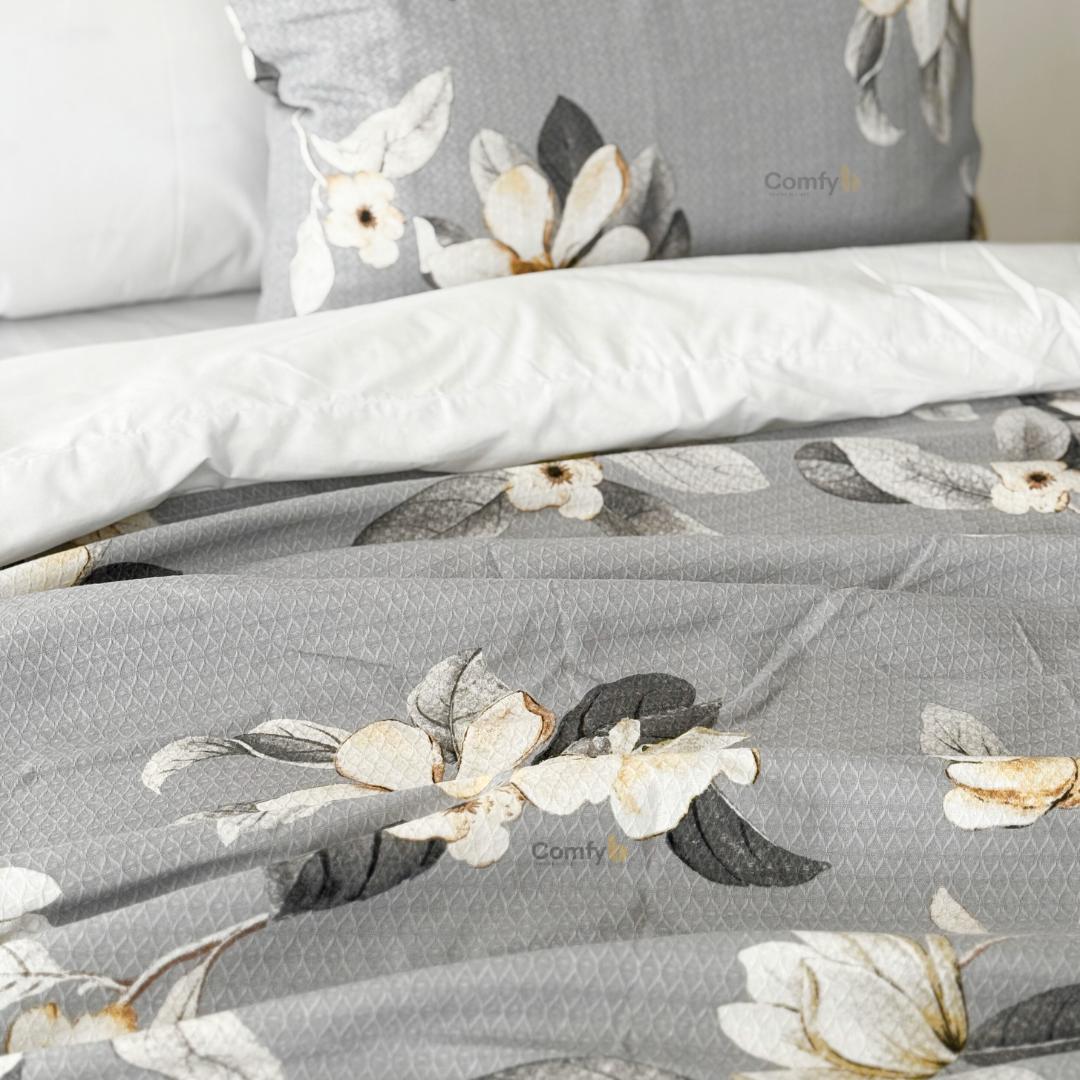 COMFYB 100% COTTON PRINTED PIKE BLANKET FLOWERS