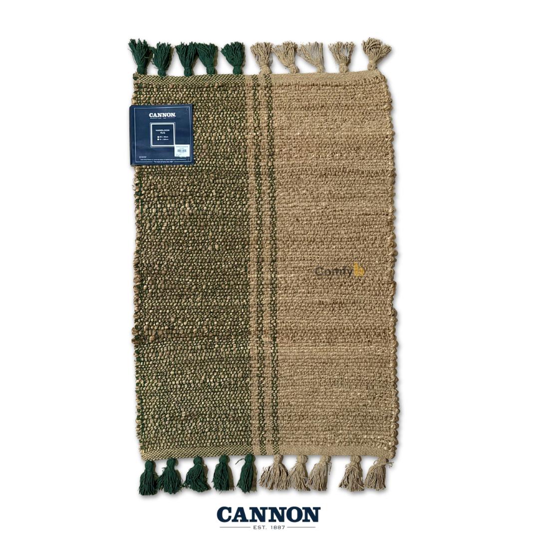 CANNON JUTE COTTON HANDLOOM RUG SEMI
