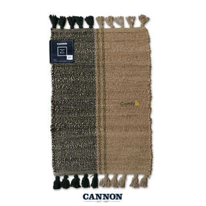 CANNON JUTE COTTON HANDLOOM RUG SEMI