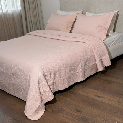 CANNON 100% COTTON STONE WASH BEDSPREAD SUN FLOWER