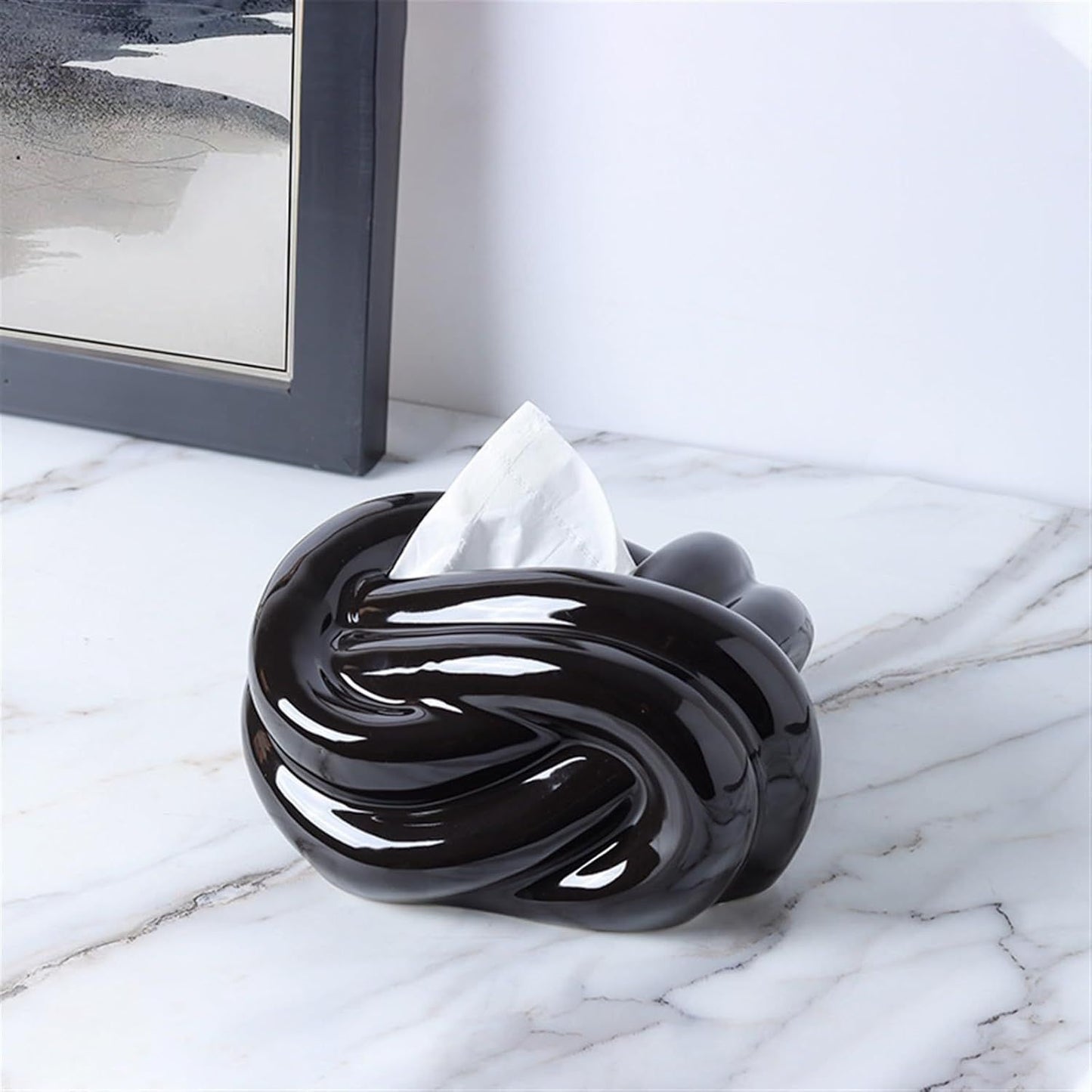 PORCELAIN TISSUE BOX X