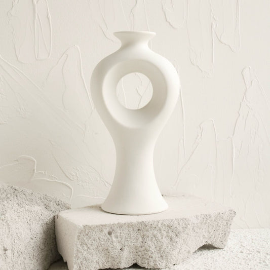 CERAMIC FLOWER VASE LOVE