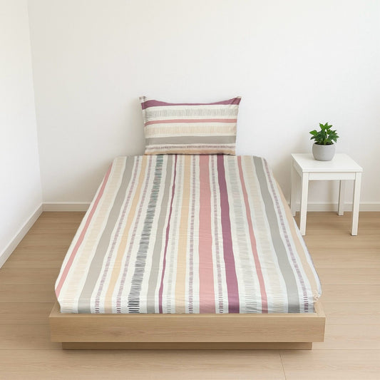 COMFYB 100% COTTON FITTED SHEET SET LINES