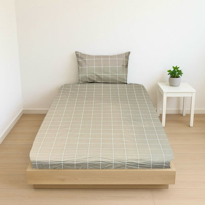 COMFYB 100% COTTON FITTED SHEET SET SQUARE