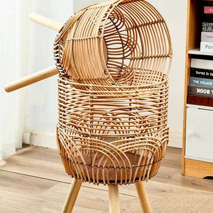 KLON WOVEN ROUND FLOWER POT STAND 2-PIECE