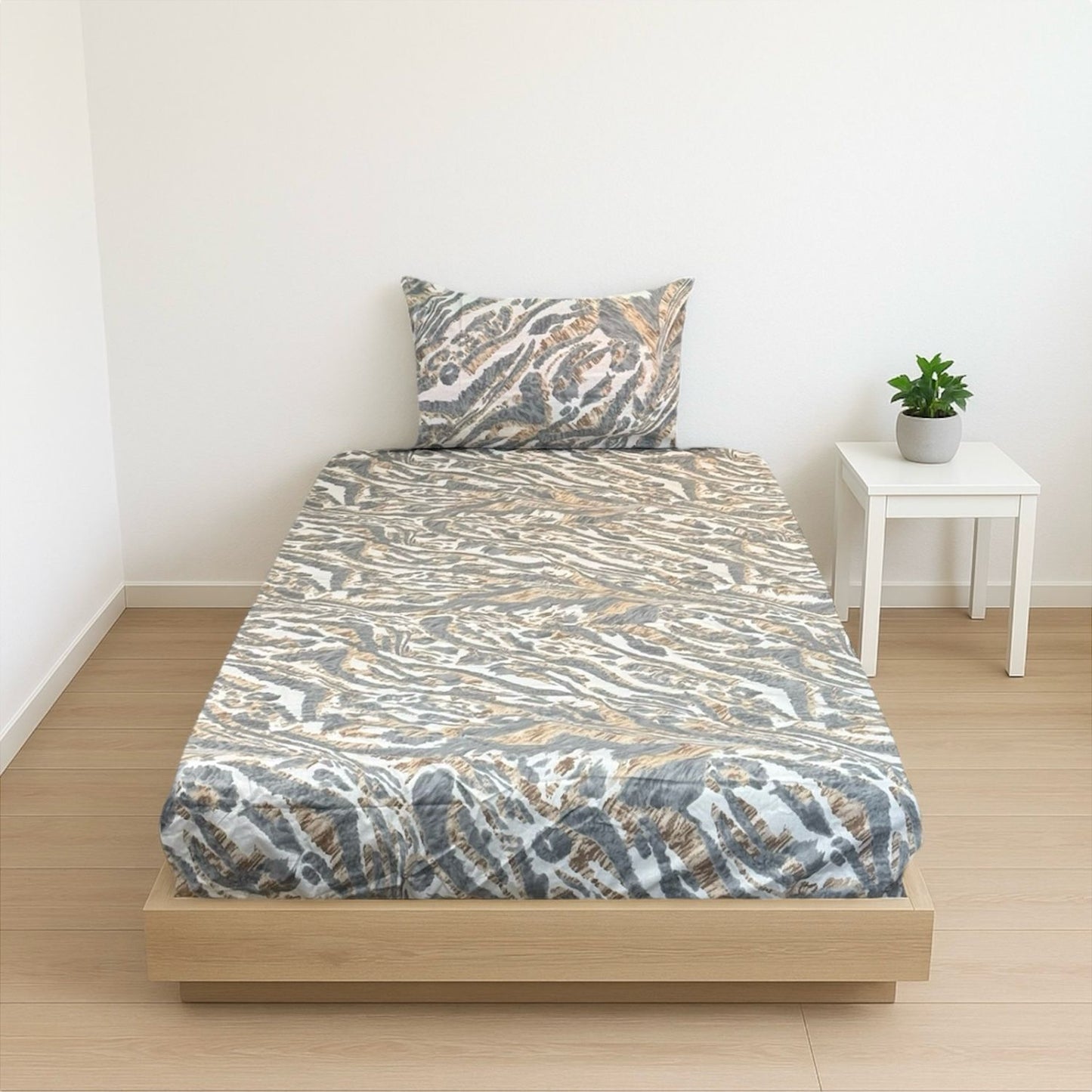 COMFYB 100% COTTON FITTED SHEET SET FROST