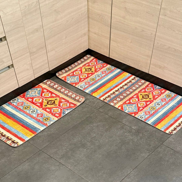 KRAT LONG KITCHEN MAT SET 2 PIECE 04