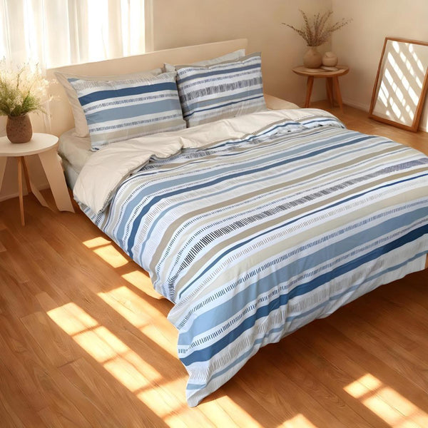 COMFYB 100% COTTON REVERSIBLE BED SET BBG