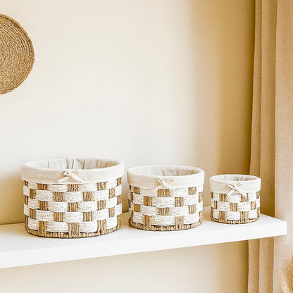 WOP STRAW STORAGE BASKET