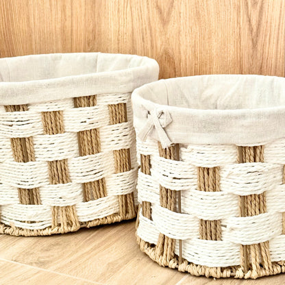 WOP STRAW STORAGE BASKET