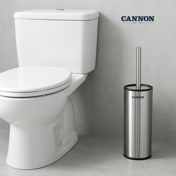 CANNON TOILET BRUSH HOLDER TALL CHROME