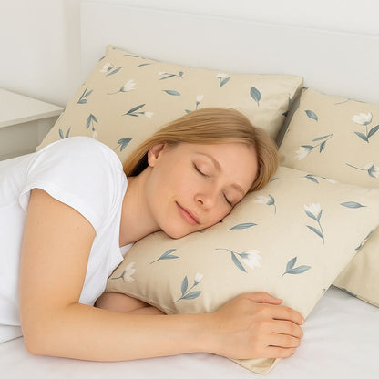 COMFYB 1005 COTTON PRINTED PILLOWCASES MLEAVE