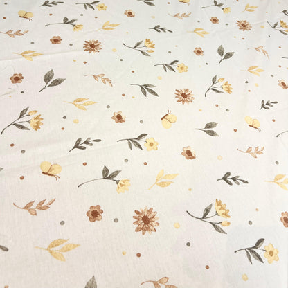 COMFYB 100% COTTON PRINTED FITTED SHEET SET SUNFLOWER1
