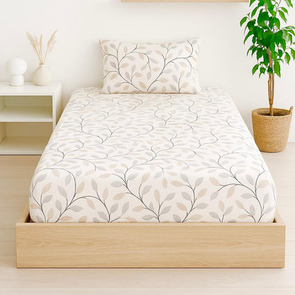 COMFYB 100% COTTON PRINTED FITTED SHEET SET AUTO