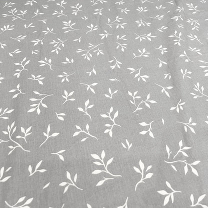 COMFYB 100% COTTON PRINTED FITTED SHEET SET LEAF