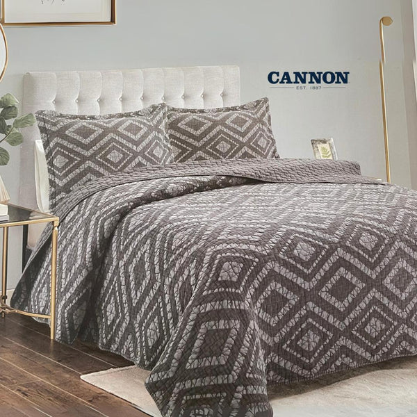 CANNON 100% STONE WASH COTTON BEDSPREAD SET XX