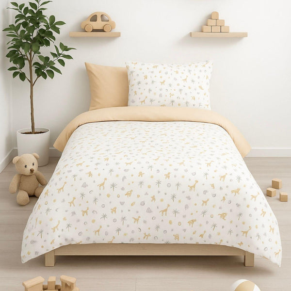 COMFYB 100% COTTON REVERSIBLE KIDS BED SET SWAD
