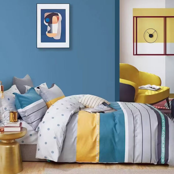 DESI MICROFIBER JOM PRINTED BEDDING SET