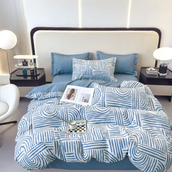 DESI MICROFIBER BLE PRINTED BEDDING SET