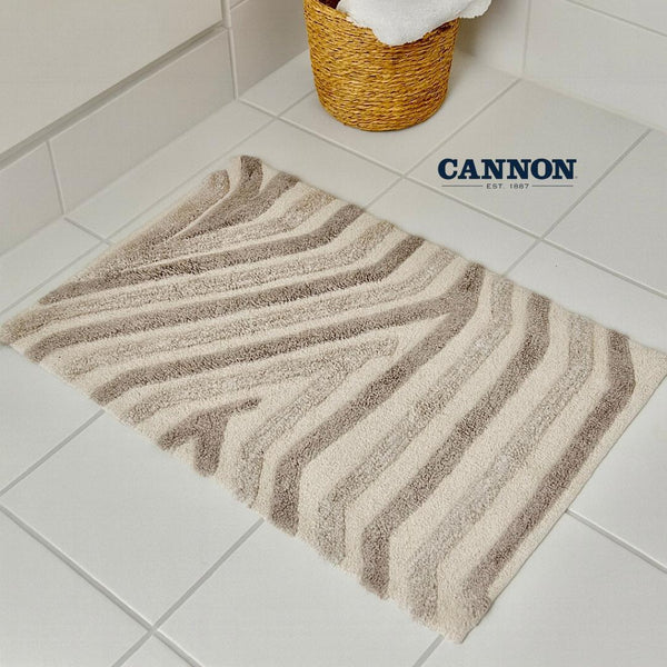 CANNON 100% COTTON PRINTED BATHMAT 60X90CM AH