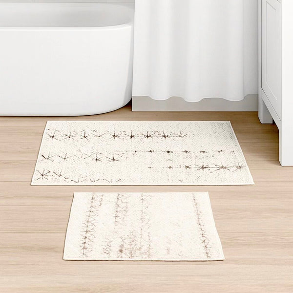 LN PRINTED BATHMAT SET 2 PIECES