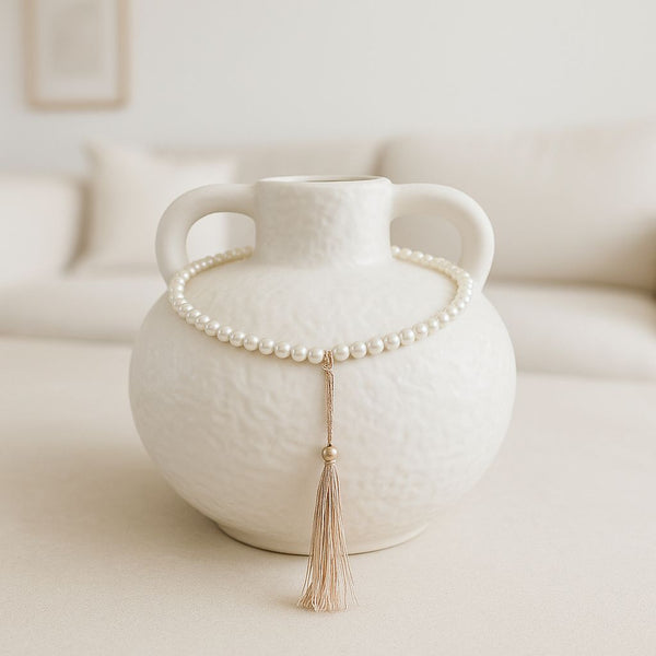 MODERN CERAMIC VASE PEARL