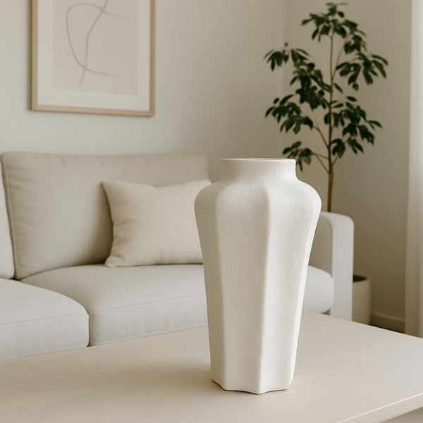 MODERN STEB CERAMIC VASE SET 2 PIECES