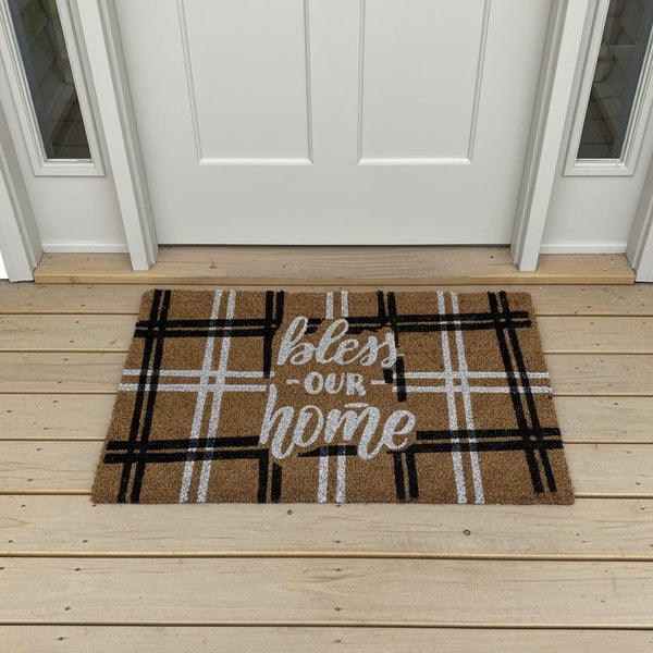 DOOR MAT 40X60CM BLESS OUR HOME