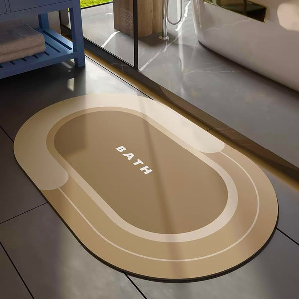 ANTI-SLIP BATHMAT 50X80CM BATH BEIGE