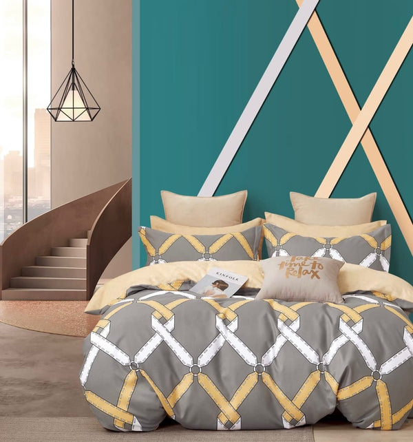 DESI MICROFIBER APQ RINTED BEDDING SET