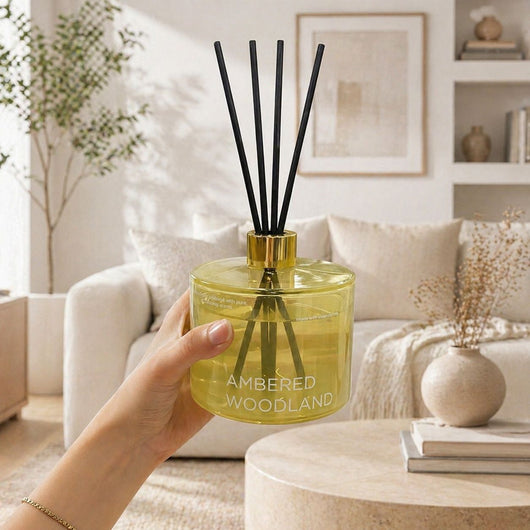 CANNON LUX REED DIFFUSER 400ML AMBERED WOODLAND – Comfyblb