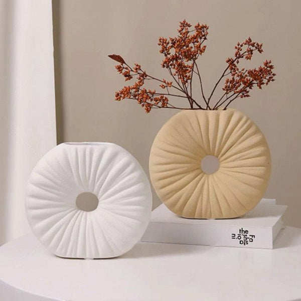 CERAMIC VASE SUNFLOWER