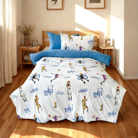 COMFYB 100% COTTON BASKETBALL BED SET