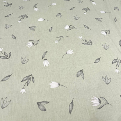 COMFYB 100% COTTON PRINTED FITTED SHEET SET MLEAVE