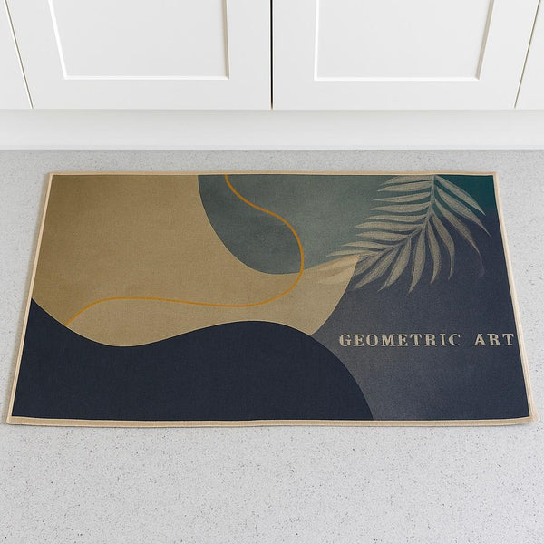 DECORATIVE NON SLIP KITCHEN MAT 50X80CM ART