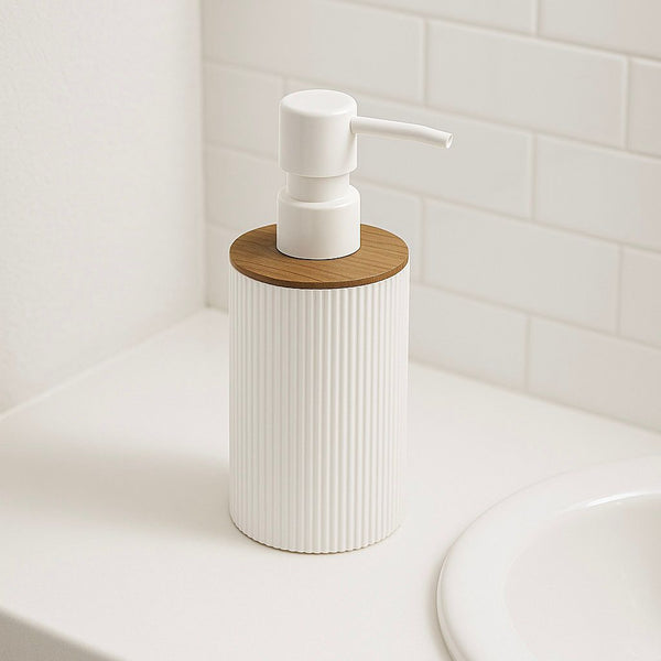 OKY MINA WOOD SOAP DISPENSER