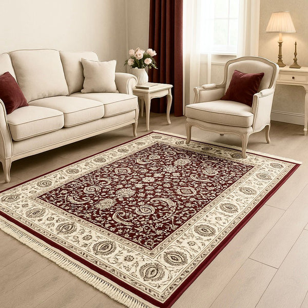 ATHER CARPET BORDEAUX